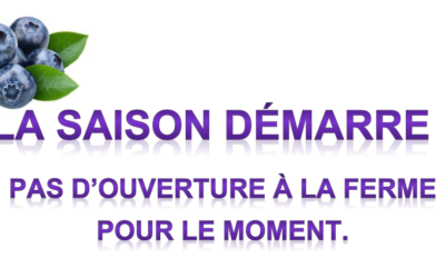 Saison démarrée !